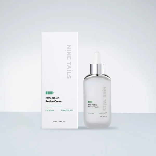 NINE TAILS nano egzosomų kremas: intensyviam drėkinimui, stangrumui, barjero stiprinimui (50ml)