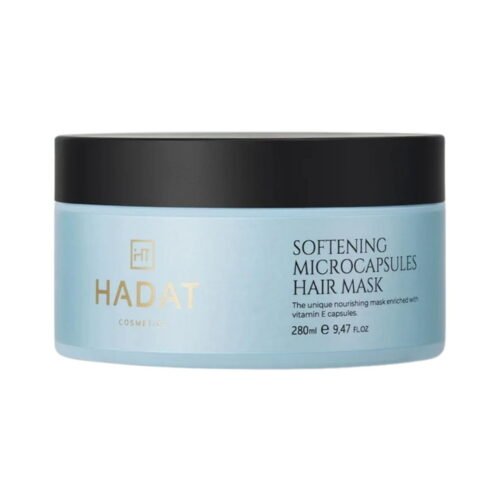 Hadat Cosmetics Softening Microcapsule Hair Mask – glotninanti, maitinamoji kaukė (280ml) Hadat Cosmetics Softening Microcapsule Hair Mask – glotninanti, maitinamoji kaukė, 280ml