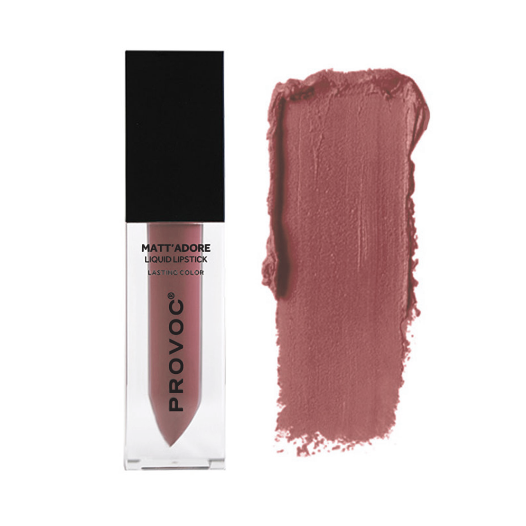 PROVOC Matt’adore skysti lūpų dažai Nr.38 Nudelle (4.5g)