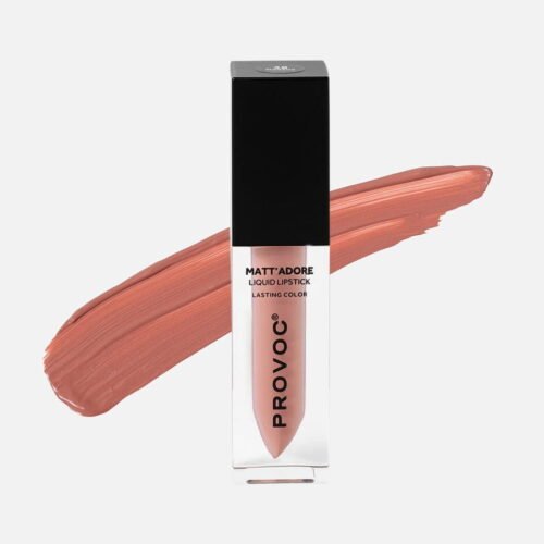 PROVOC Matt’adore skysti lūpų dažai su matiniu efektu Nr.38 Nudelle, 4.5g