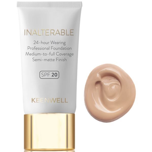 KEENWELL INALTERABLE SKYSTAS MAKIAŽO PAGRINDAS SU SPF20, (Nr. 2) (30ml)