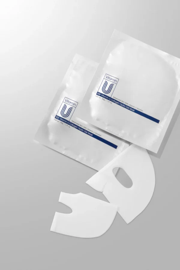 CUSKIN vitamino U kolageno Hidrogelio veido kaukė