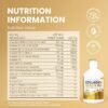 Swedish Nutra – Marine Collagen 15 000 mg skystas jūrinis kolagenas su hialurono rūgštimi, retinoliu ir vitaminais, (500ml)