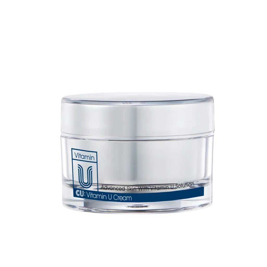 CUSKIN daugiafunkcinis veido kremas su vitaminu U, visiems odos tipams, (50 ml)