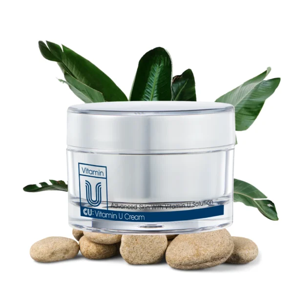 CUSKIN daugiafunkcinis veido kremas su vitaminu U, visiems odos tipams, (50 ml)