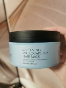 Hadat Cosmetics Softening Microcapsule Hair Mask – glotninanti, maitinamoji kaukė (280ml)
