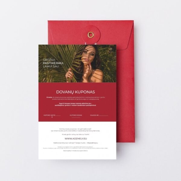 Adzhely elektroninis dovanų kuponas