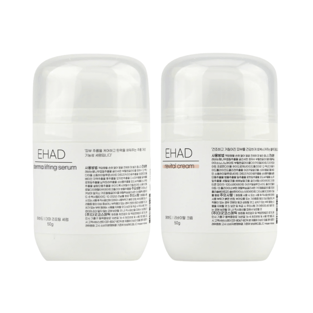 Ehad Derma lifting stangrinamasis veido serumas + atgaivinantis veido kremas