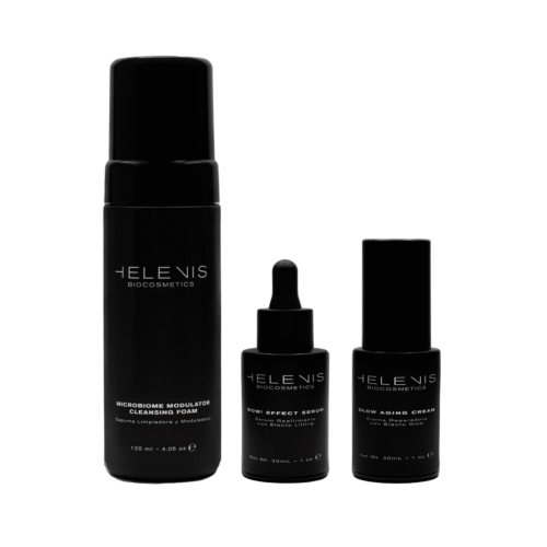 Microbiome modulator valomosios veido putos, 120ml + atkuriamasis veido kremas, 30ml + WOW EFFECT veido serumas, 30ml