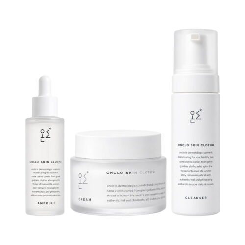 ONCLO Skin Clotho Bubble Foam veido prausiklis, 150 ml + ampulė 50ml + kremas 50 ml